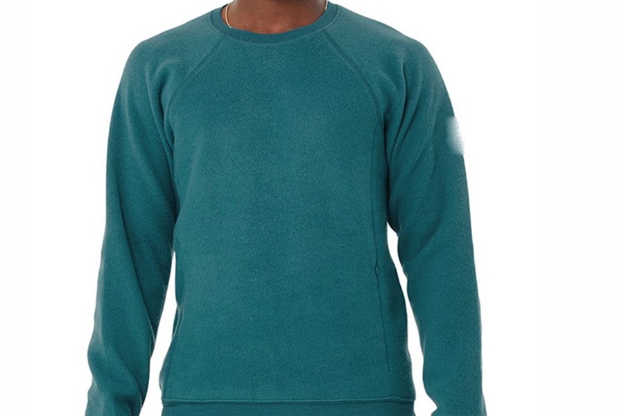 Sudadera de cuello redondo de hombre en verde