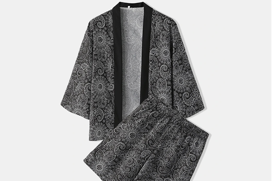 Set corti lounge in stile kimono