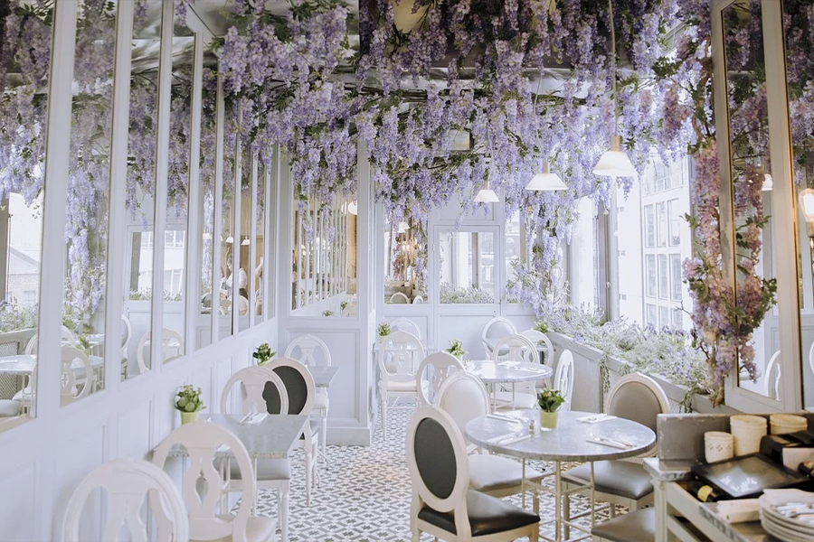 Sillas de cojines de terciopelo para bodas