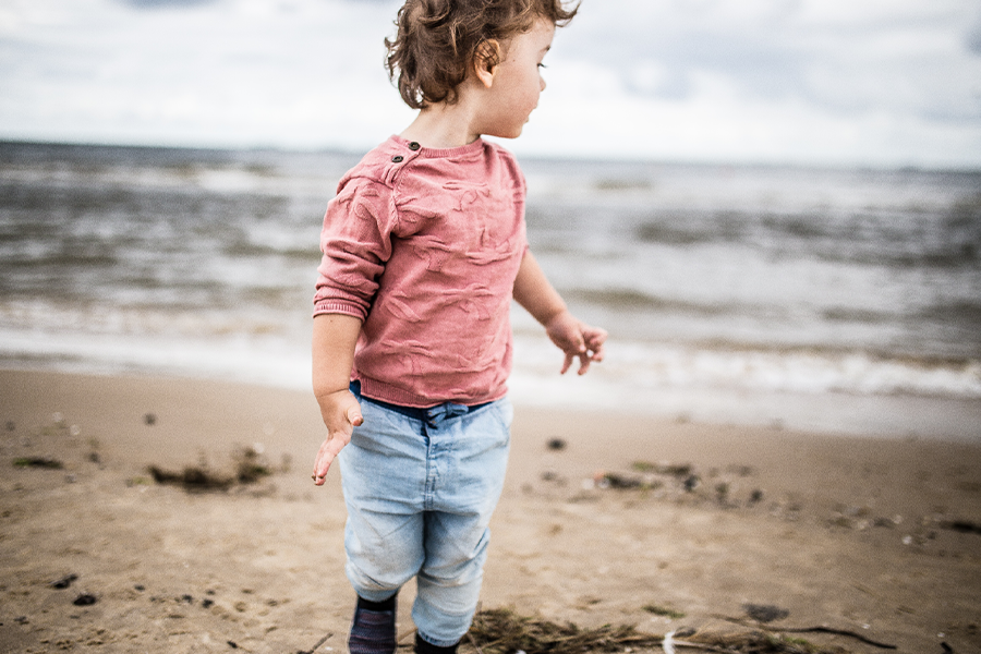 Tonalità rosa neutre per il kidswear