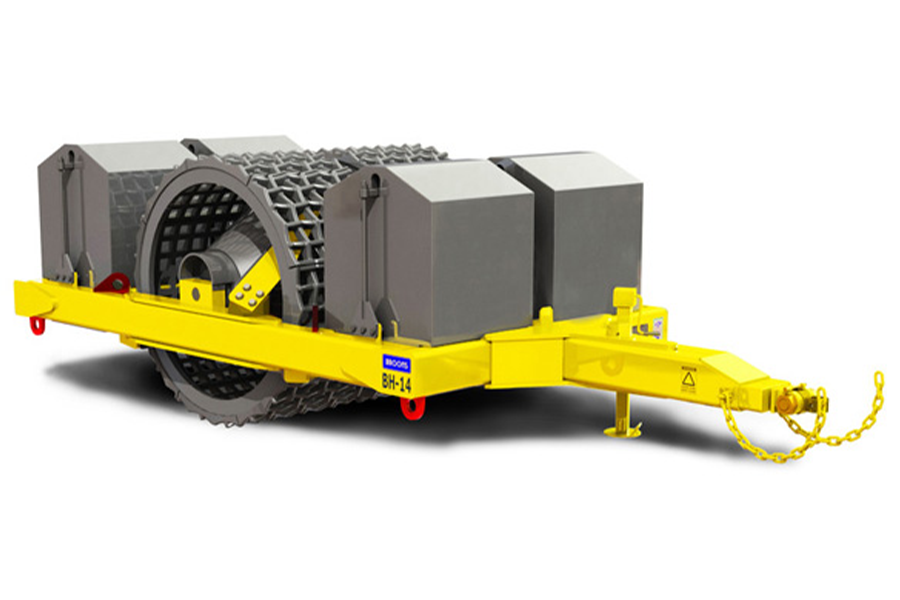 single drum grid road rollers