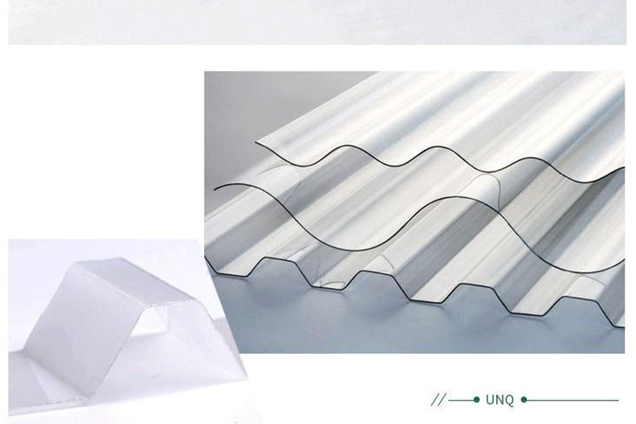 Clear corrugated roof sheet