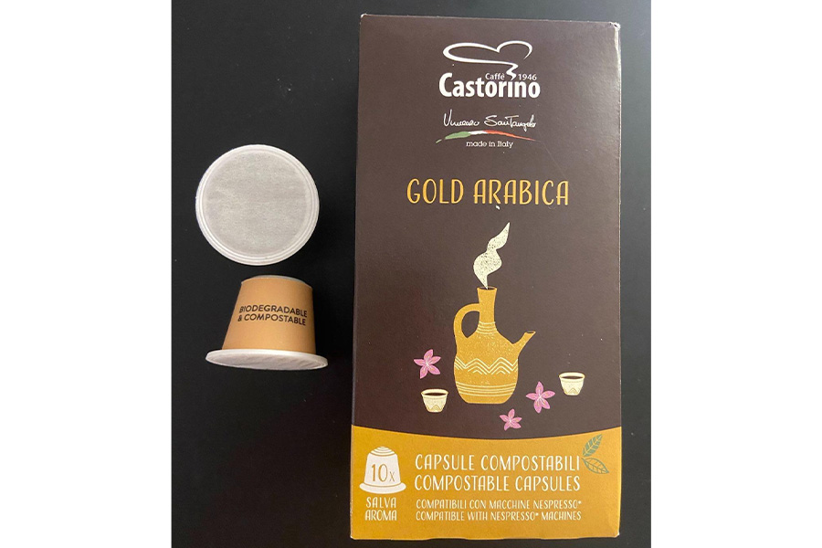 Capsules de café compostables Gold Arabica