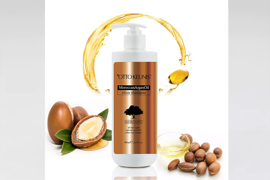 Shampoo anti-queda de cabelo contendo óleo de argan