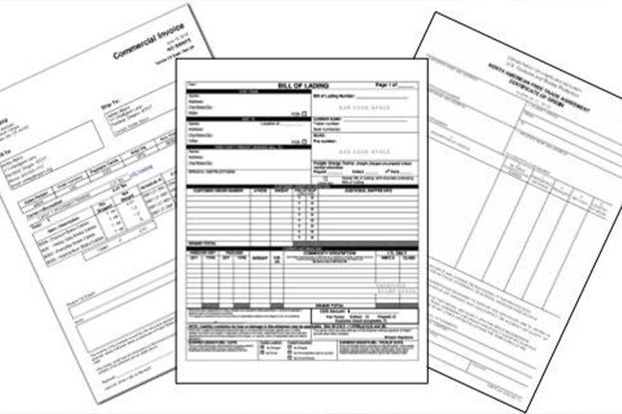 Esempi di documentazione di spedizione