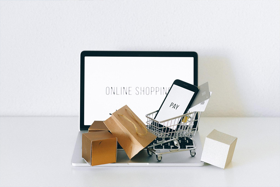 Online-Shopping mit Warenkorb