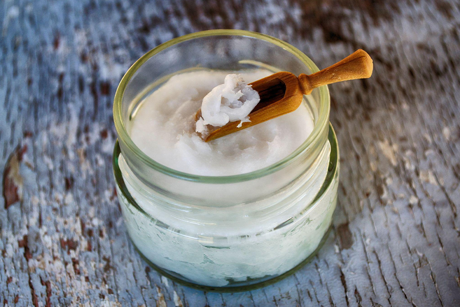 Produit de beauté dans un pot en verre