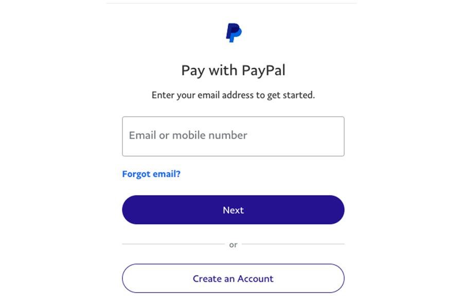 PayPal Web サイトで購入を完了します