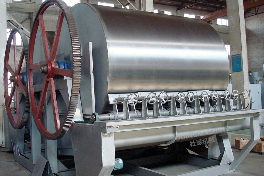 Double rotary drum dryer