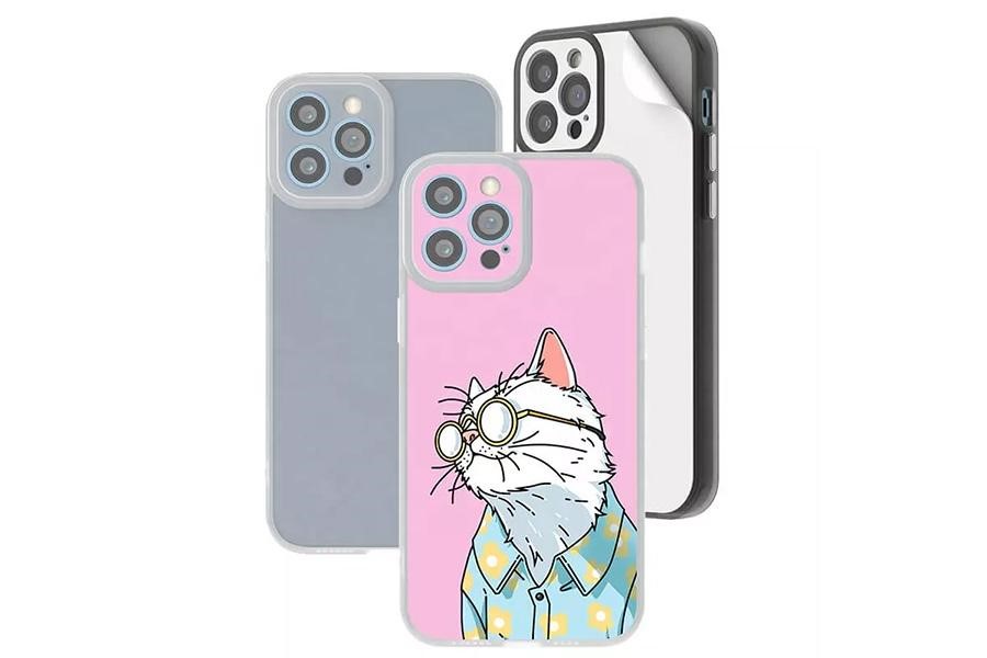 Casing ponsel TPU+PC dengan desain menarik