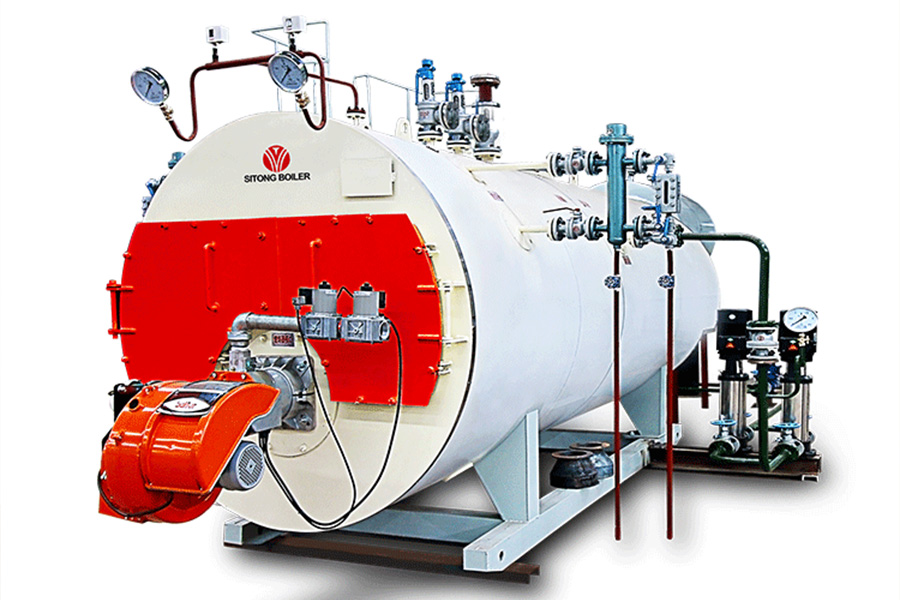 Fire tube boiler machine