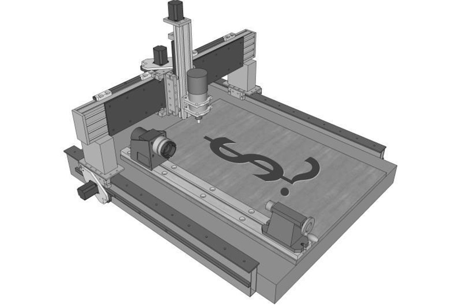 El costo de un enrutador CNC.