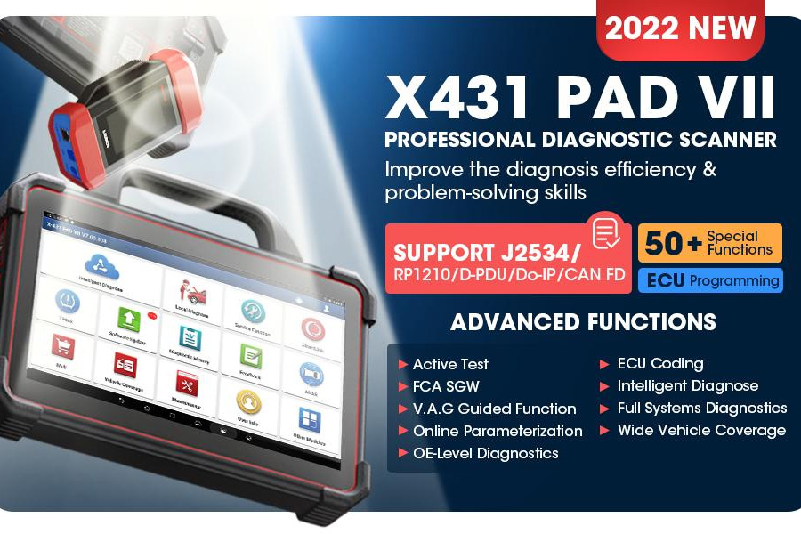 El Launch X431 PAD VII es adecuado para profesionales experimentados en el campo de la mecánica del automóvil.