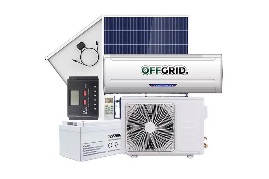 18000BTU AC DC 48V controlador de aire acondicionado solar para hogares