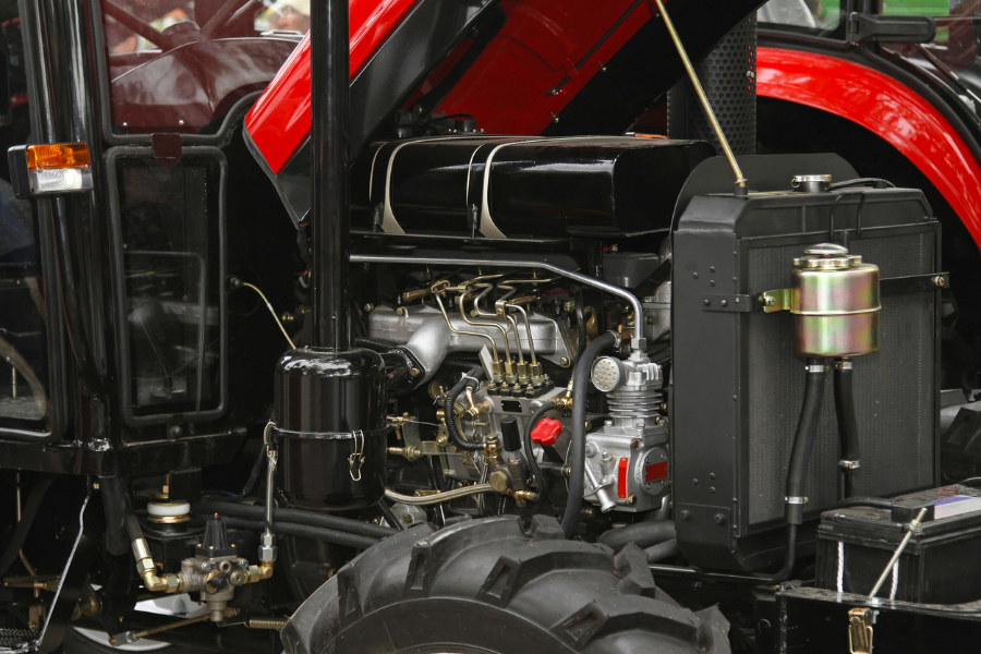 Moteur diesel au nouveau tracteur