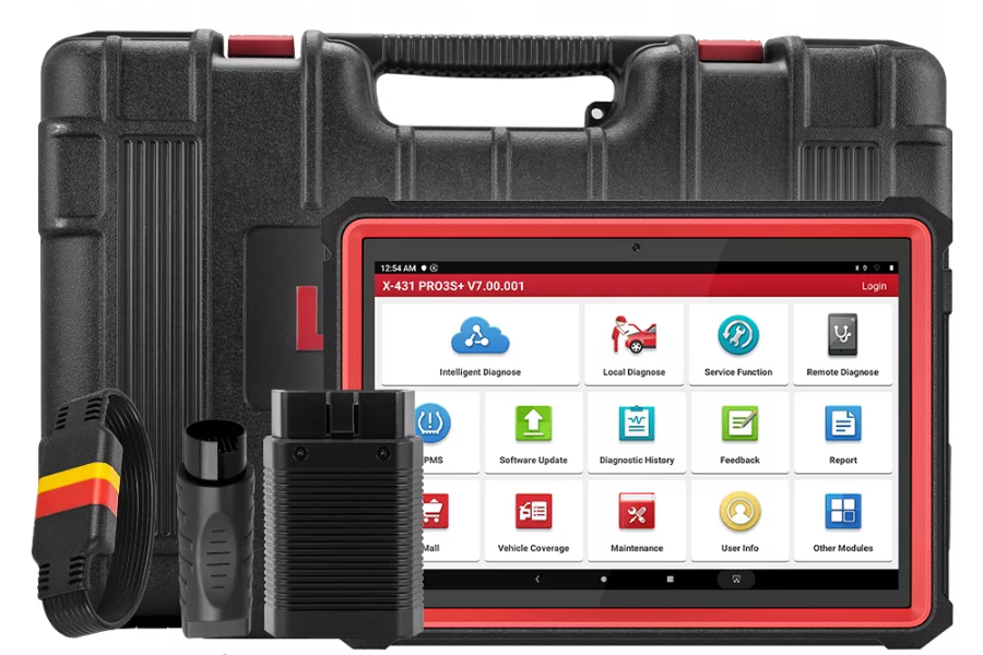 Professional OBD-II scanner with multiple connectors supported